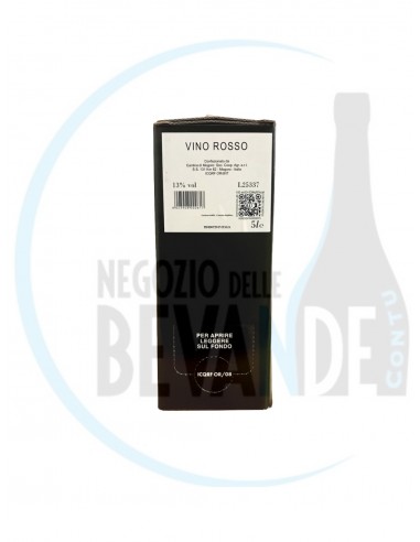 MOGORO CANTINA BAG IN BOX DI VINO ROSSO L 5