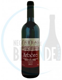 GABBAS ARBORE CANNONAU DI SARDEGNA DOC CLASSICO CL 75
